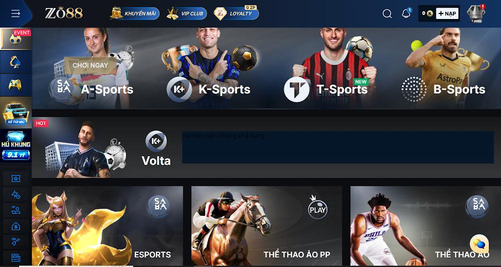 Các sảnh cược bóng đá uy tín tại Zo88