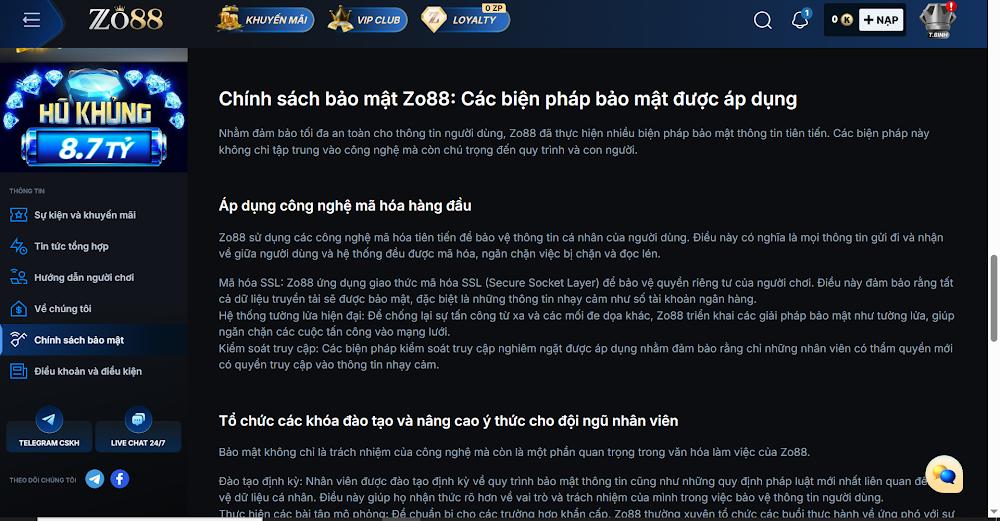 Công nghệ mã hóa bảo vệ thông tin người chơi